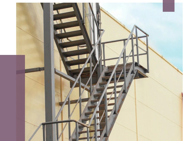 Пожарные лестницы в Владикавказе от 12370 руб. — монтаж и продажа | ПРОЛЁТ-Вкз