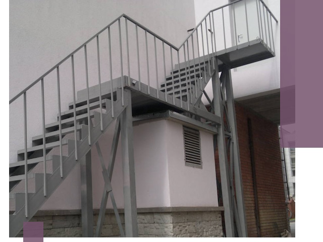 Монтаж пожарных лестниц под ключ в Владикавказе с гарантией качества