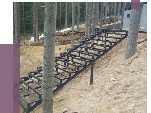 Монтаж металлических лестниц в Владикавказе от 13658 руб. 