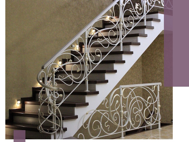Кованые лестницы под ключ в Владикавказе — изготовление и монтаж