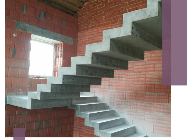 Бетонные лестницы под ключ в Владикавказе: монтаж, демонтаж, ремонт