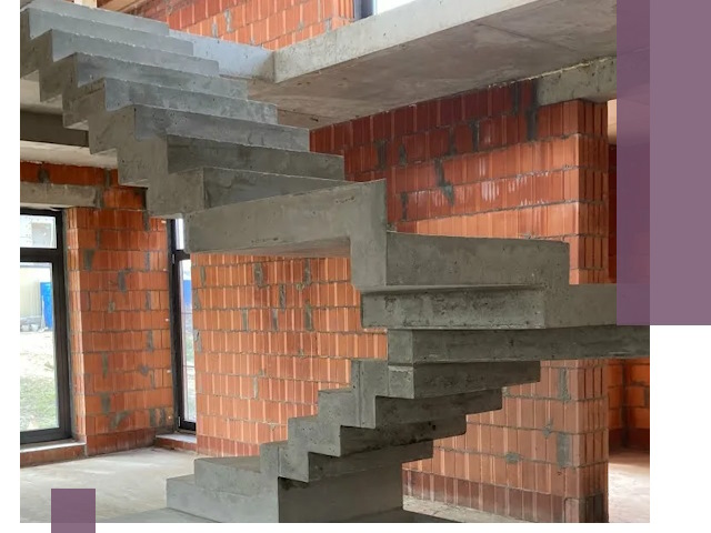 Изготовление бетонных лестниц под ключ в Владикавказе