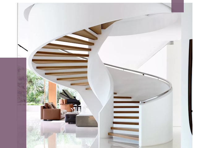 Винтовые лестницы в Владикавказе под ключ от 48963 руб. | ПРОЛЁТ-Вкз