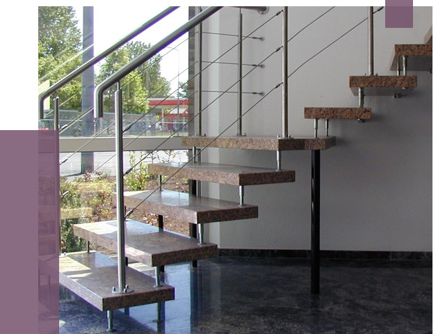 Лестницы на больцах в Владикавказе от 8040 руб. под ключ | ПРОЛЁТ-Вкз