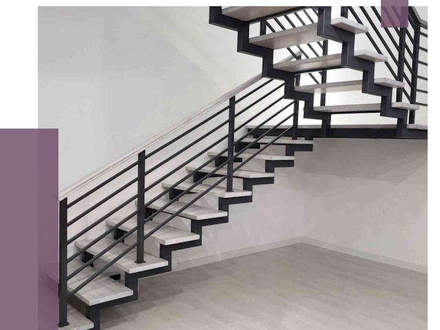 Лестницы на металлокаркасе под ключ в Владикавказе от 12885 руб. | ПРОЛЁТ-Вкз