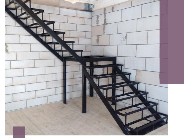 Лестницы на металлокаркасе под ключ в Владикавказе — изготовление и монтаж