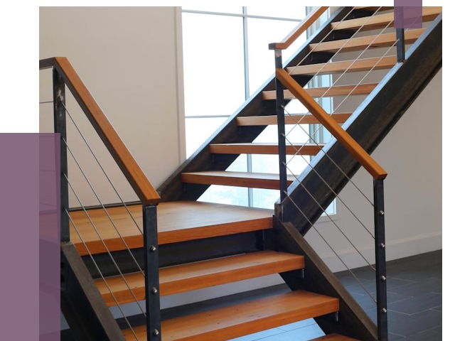 Изготовление лестниц на металлокаркасе в Владикавказе от 19070 руб. | ПРОЛЁТ-Вкз