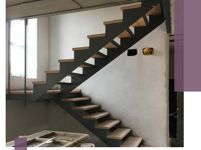 Изготовление лестниц на металлокаркасе в Владикавказе от производителя