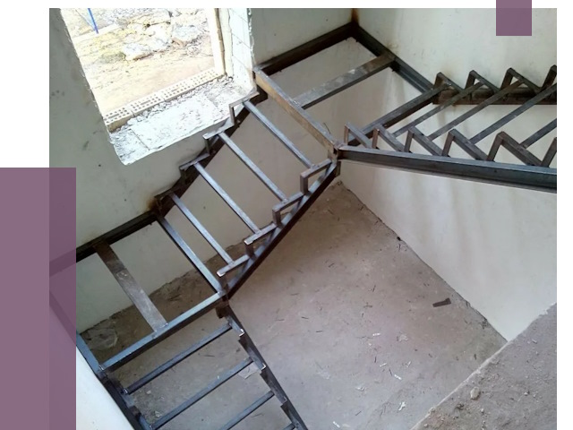 Монтаж лестниц на металлокаркасе в Владикавказе от 12885 руб. — ПРОЛЁТ-Вкз