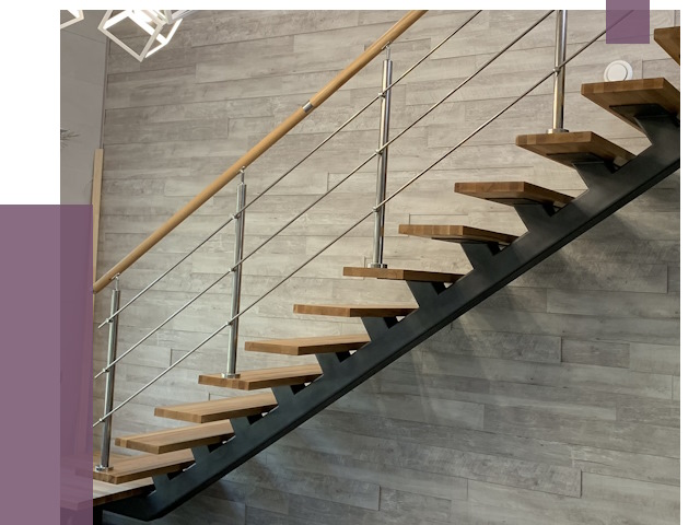 Изготовление лестниц на монокосоуре в Владикавказе от 76795 руб. 