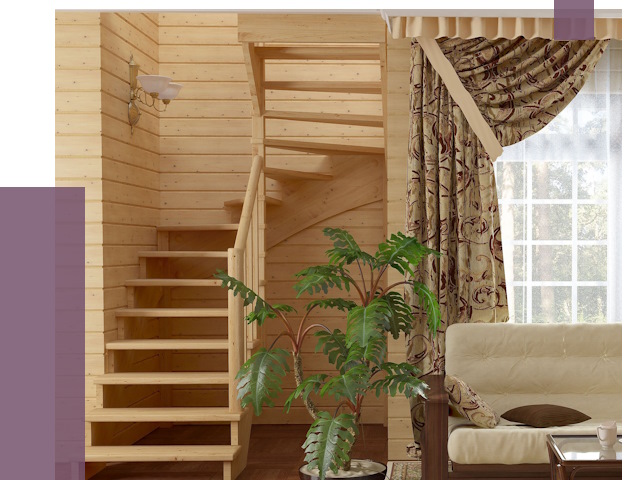 Лестницы для дачи в Владикавказе от 76537 руб.  | ПРОЛЁТ-Вкз