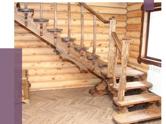 Лестницы в баню в Владикавказе от 19276 руб. — изготовление | ПРОЛЁТ-Вкз