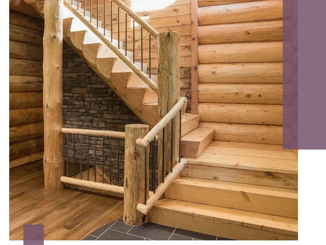 Лестницы в баню под заказ и профессиональный монтаж в Владикавказе