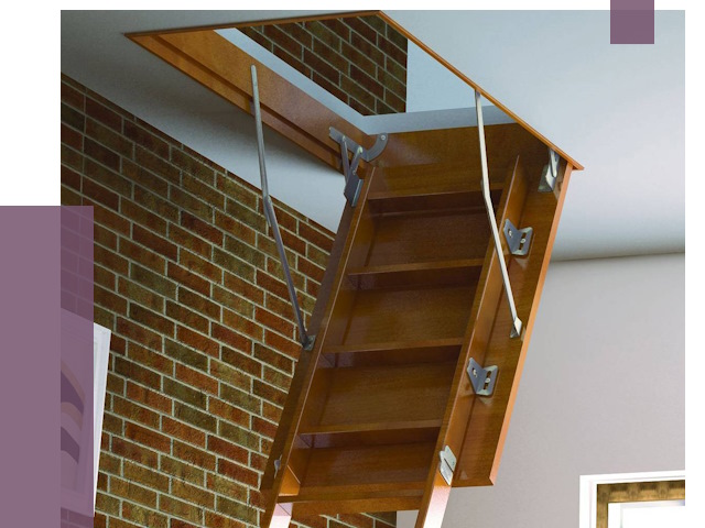 Установка чердачной лестницы в Владикавказе от 7886 руб. | ПРОЛЁТ-Вкз