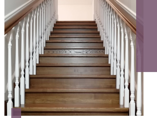 Лестницы из ясеня на заказ в Владикавказе — изготовление и монтаж