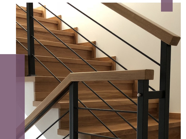 Обшивка металлической лестницы деревом в Владикавказе от 4381 руб. 