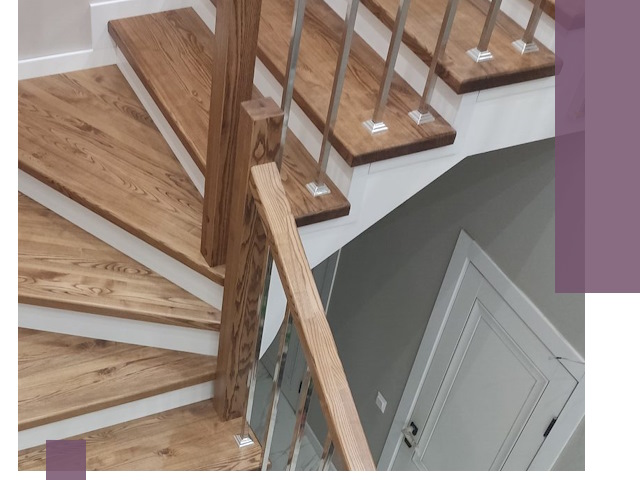 Обшивка металлических лестниц под ключ в Владикавказе