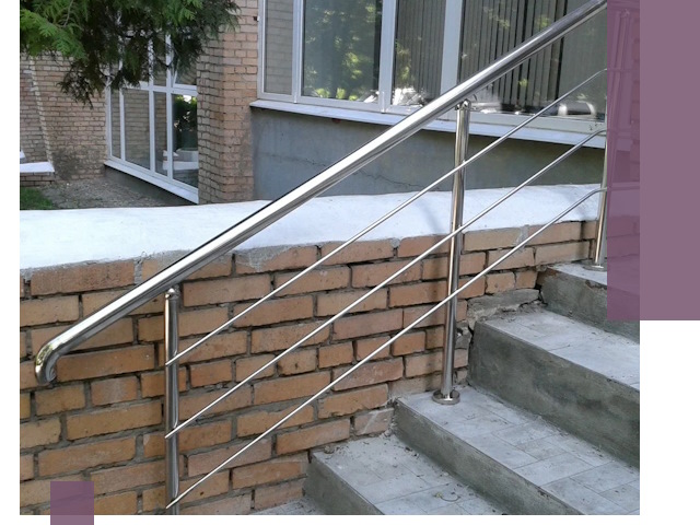 Перила из нержавеющей стали высокого качества в Владикавказе