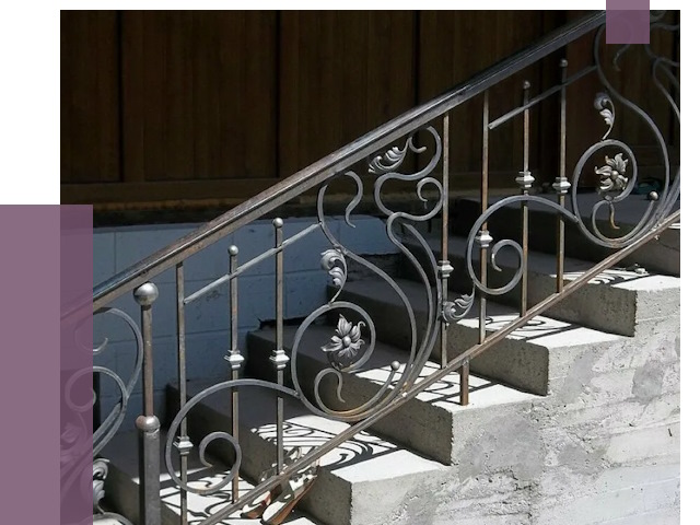 Кованые перила в Владикавказе от 8762 руб. под ключ — качество от ПРОЛЁТ-Вкз