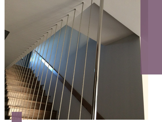 Тросовые перила под ключ в Владикавказе — производство и монтаж