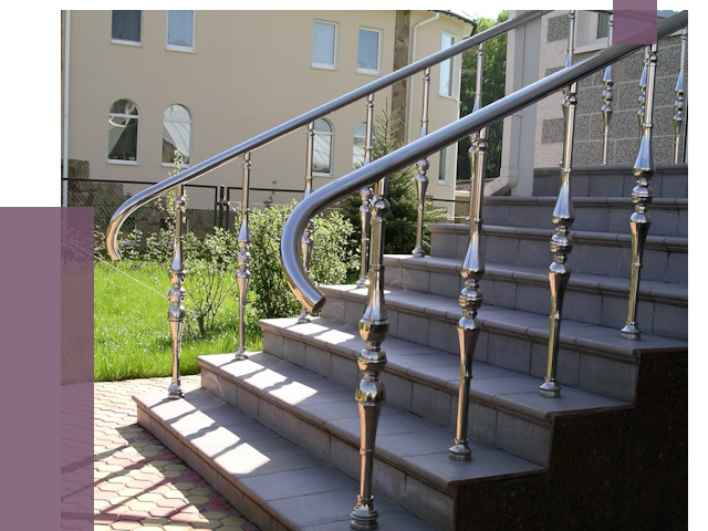 Перила для крыльца в Владикавказе от 10823 руб. — монтаж ПРОЛЁТ-Вкз