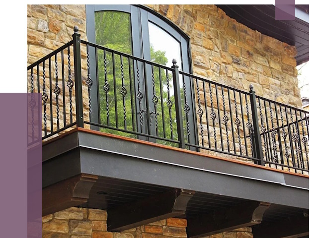 Балконные ограждения в Владикавказе от 8092 руб. — купить | ПРОЛЁТ-Вкз