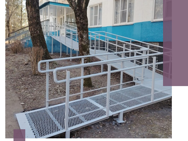 Пандусы под ключ в Владикавказе: изготовление, монтаж и демонтаж