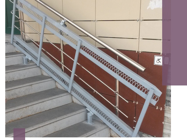 Изготовление откидных пандусов под ключ в Владикавказе