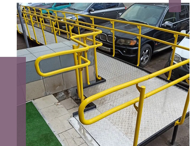 Стационарные пандусы в Владикавказе от 12370 руб. | ПРОЛЁТ-Вкз