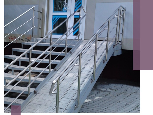 Пандус на крыльцо под ключ в Владикавказе: монтаж и изготовление