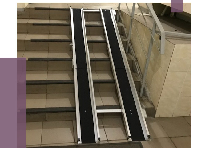 Установка пандуса в подъезд в Владикавказе от 8040 руб. под ключ | ПРОЛЁТ-Вкз