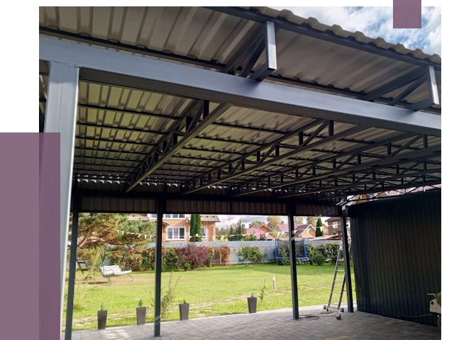 Монтаж навесов в Владикавказе от 7422 руб. — установка навеса | ПРОЛЁТ-Вкз