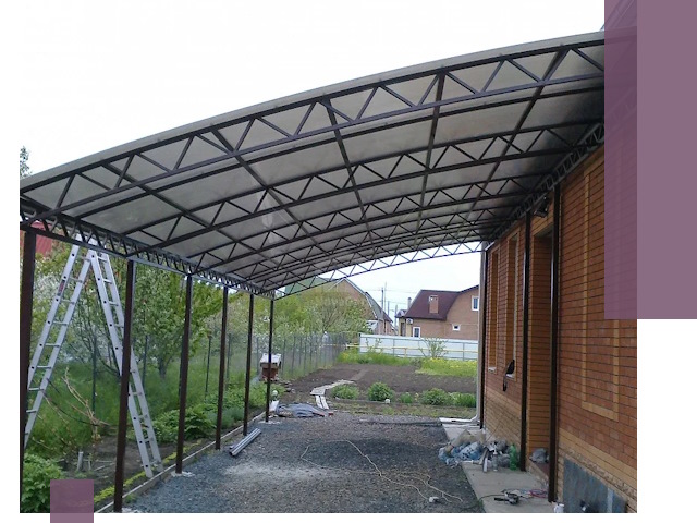 Профессиональный монтаж навесов под ключ в Владикавказе