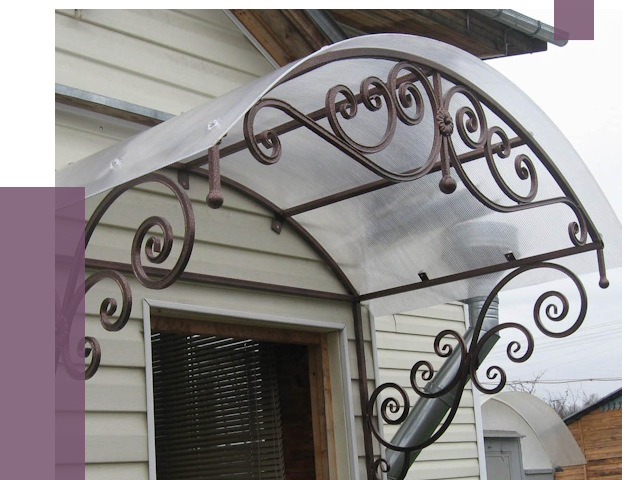 Изготовление козырьков в Владикавказе от 7422 руб. — заказать | ПРОЛЁТ-Вкз