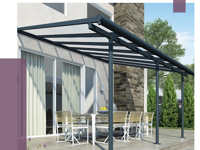 Навесы пристенные в Владикавказе от 9174 руб. — монтаж и установка | ПРОЛЁТ-Вкз