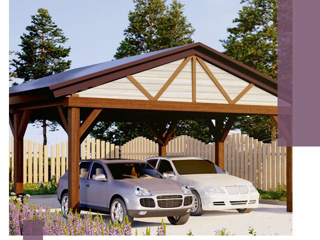 Навесы для автомобиля в Владикавказе — изготовление и монтаж