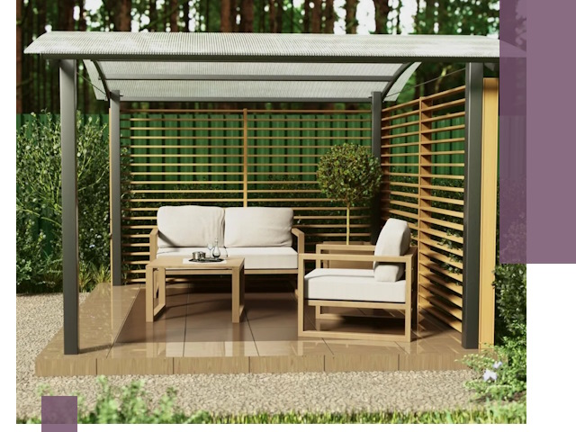 Навесы для дачи в Владикавказе: изготовление, монтаж и демонтаж