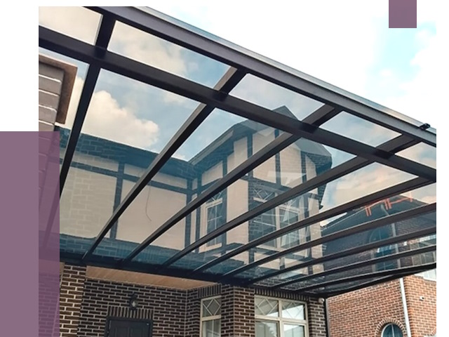 Навесы из поликарбоната в Владикавказе от 8679 руб. под ключ — ПРОЛЁТ-Вкз