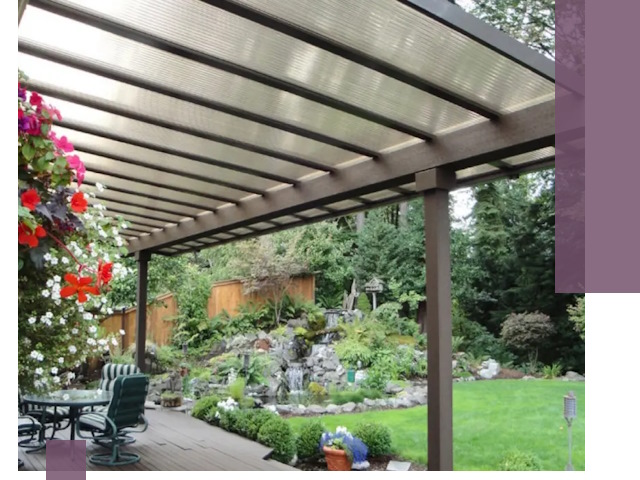 Навесы из поликарбоната под ключ в Владикавказе быстро и надёжно