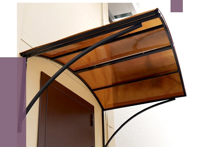 Недорогие козырьки в Владикавказе от 7649 руб.  | ПРОЛЁТ-Вкз