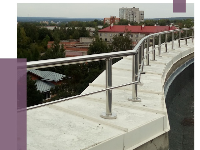 Парапеты и ограждения кровли в Владикавказе от 4999 руб.