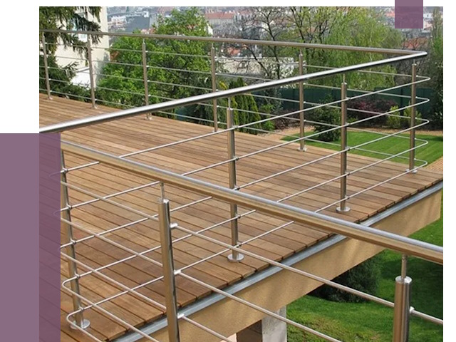 Алюминиевые парапеты в Владикавказе под ключ от 7834 руб. 