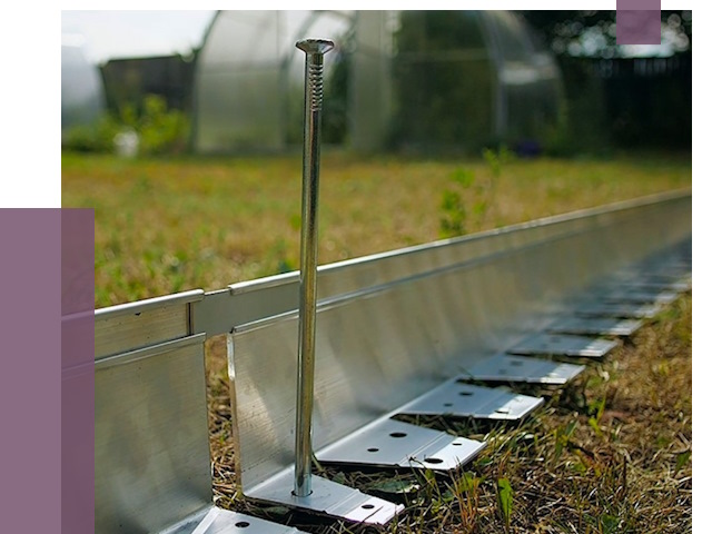 Металлические бордюры для газона в Владикавказе от 4329 руб. | ПРОЛЁТ-Вкз