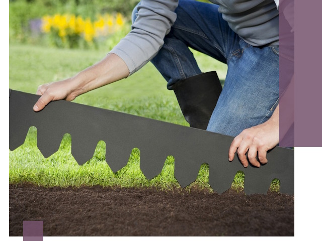 Металлические бордюры для газона в Владикавказе — изготовление и монтаж