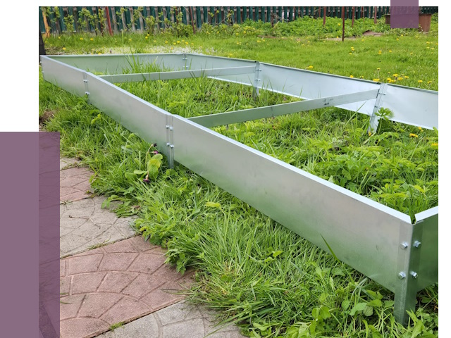 Металлические бордюры для грядок в Владикавказе от 1804 руб. 