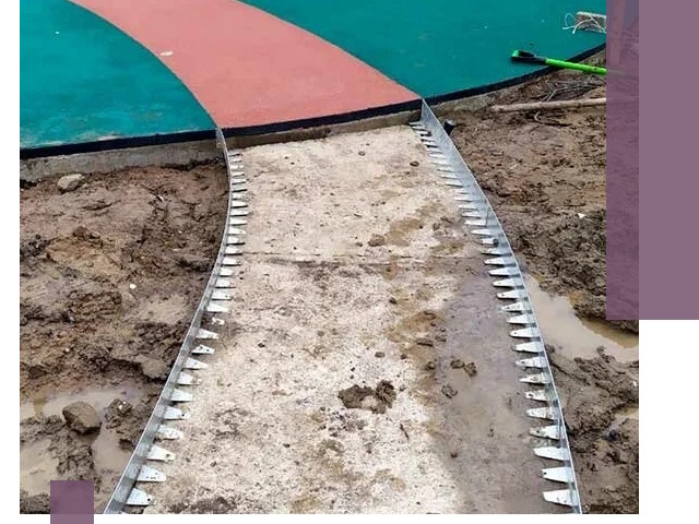 Металлические бордюры для дорожек в Владикавказе — монтаж и изготовление