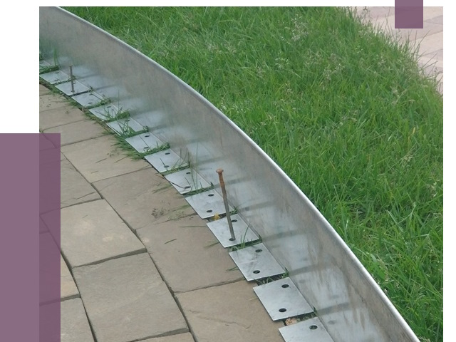 Металлические бордюры для тротуаров в Владикавказе от 8762 руб.