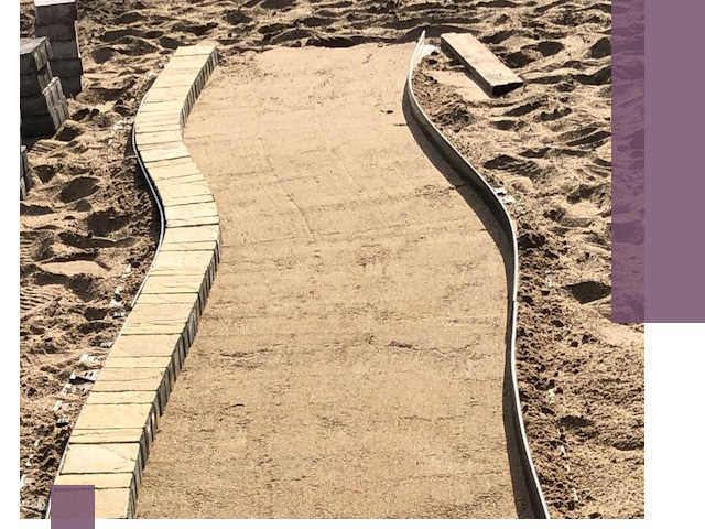 Металлические бордюры для тротуаров в Владикавказе — прочные и долговечные