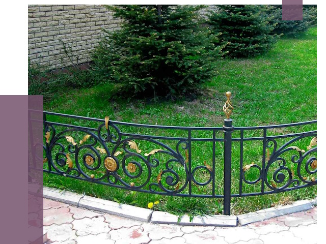 Кованые газонные ограждения в Владикавказе от 7679 руб. — ПРОЛЁТ-Вкз