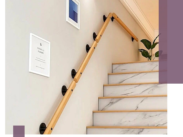 Поручни металлические и деревянные под ключ в Владикавказе